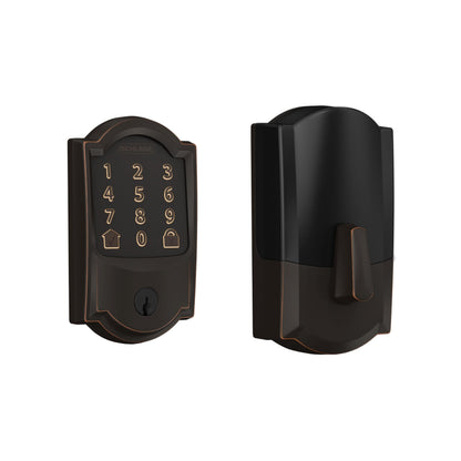 Schlage Encode Smart WiFi Deadbolt | Keyless Touchscreen | Alexa Google | Guest Codes | Bronze