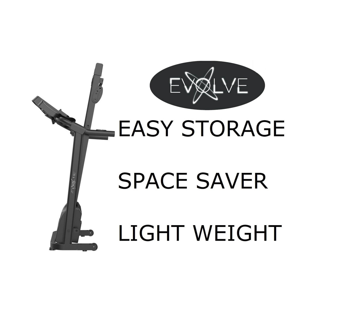 Evolve B1 Treadmills for Home Foldable with Incline & Handle – Running Treadmill for Home, Bluetooth Walking Pad Treadmill, Fold Up Treadmill with Hand Rail, Compact Walking Pad Incline Treadmill