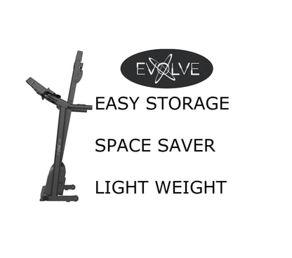 Evolve B1 Treadmills for Home Foldable with Incline & Handle – Running Treadmill for Home, Bluetooth Walking Pad Treadmill, Fold Up Treadmill with Hand Rail, Compact Walking Pad Incline Treadmill