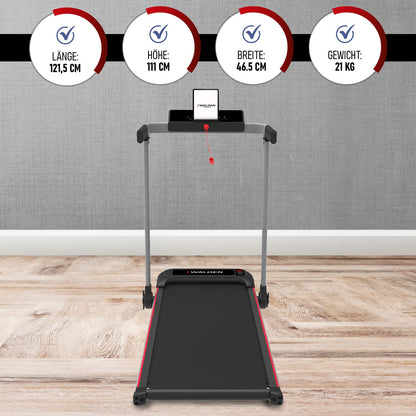 Electric Home Treadmill Folding 1-2.5HP 12 Preset Programmes LCD Display 1-10km/h F2800DE (F2800)