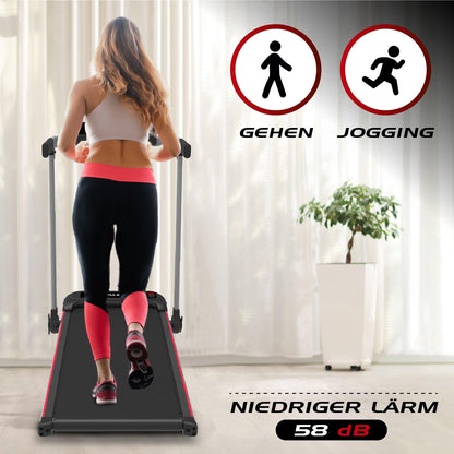 Electric Home Treadmill Folding 1-2.5HP 12 Preset Programmes LCD Display 1-10km/h F2800DE (F2800)