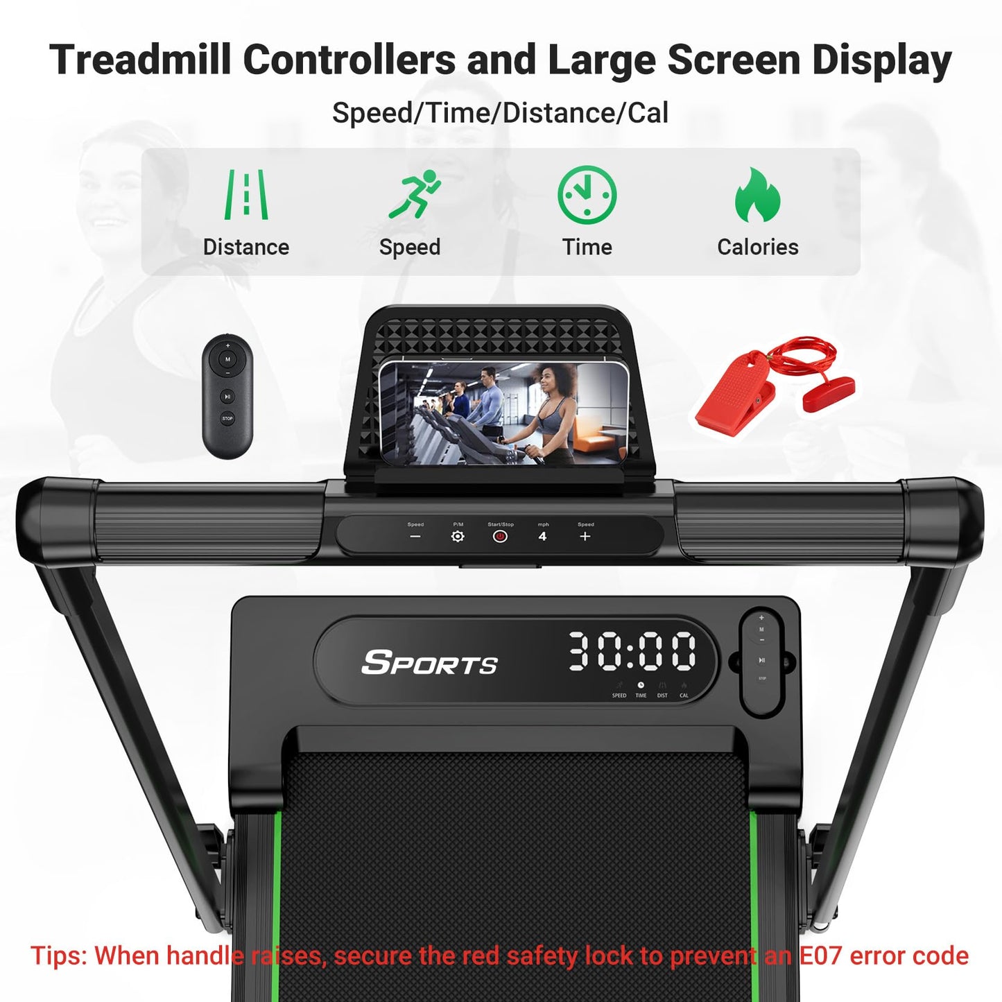 THERUN 2-in-1 Walking Pad Treadmill for Home Office, 2.5HP Quiet Motor, 1-12km/h, 98x42cm Wide Running Belt, Dual Shock Absorption, LED Display, Remote Control, Foldable Compact Walking Treadmill
