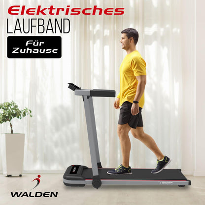 Electric Home Treadmill Folding 1-2.5HP 12 Preset Programmes LCD Display 1-10km/h F2800DE (F2800)